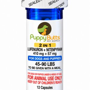 PuppyButts 2-in-1 pet supplement for dogs.
