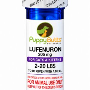Lufenuron capsules for cat and kitten care