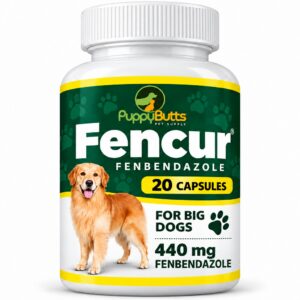 Fencur supplement bottle for large dogs.